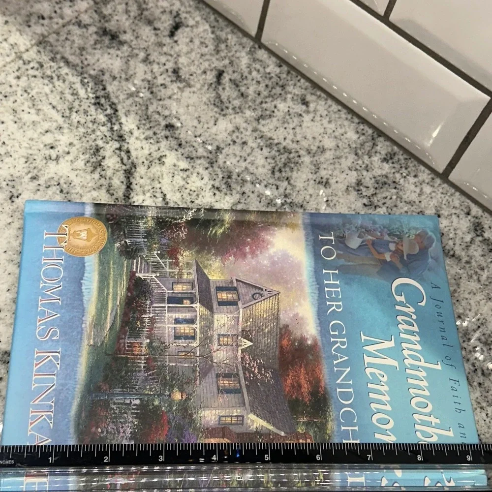 Thomas Kinkade Grandmother Memories Journal Blue Hardcover Keepsake Faith